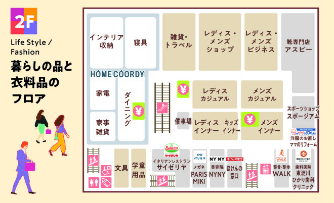 イオンスタイル東淀川 フロアガイド - イオンスタイル東淀川 | お買物情報やお得なチラシなど