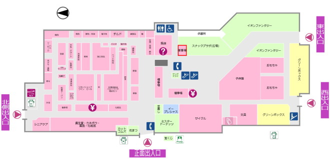 フロアガイド イオン高岡店 お買物情報やお得なチラシなど フロアガイド イオン高岡店 お買物情報やお得なチラシなど