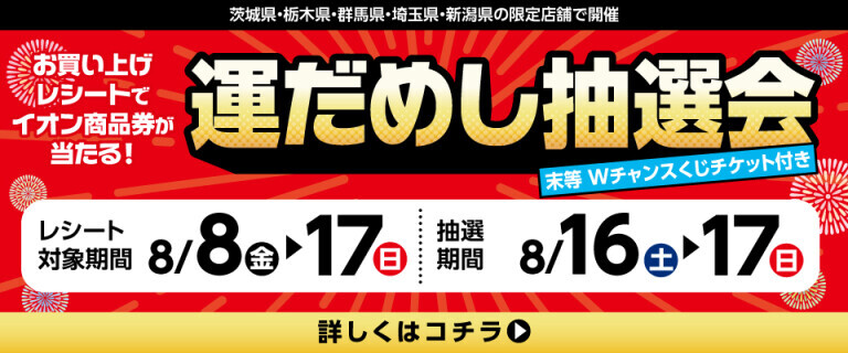 運だめし抽選会
