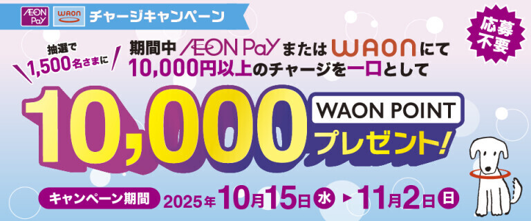WAON/AEON Payチャージキャンペーン