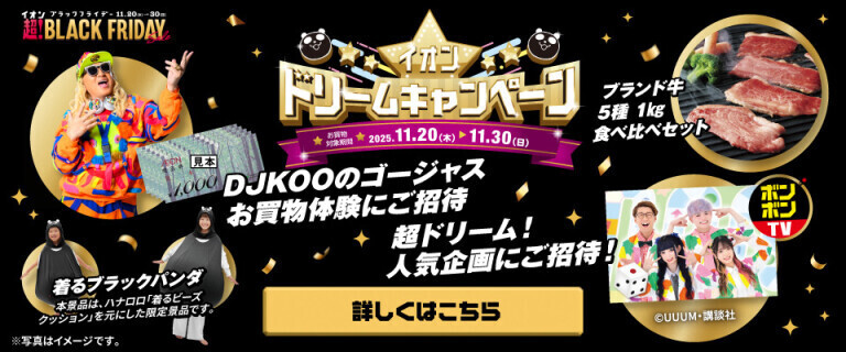 イオン 超！ブラックフライデー ドリームキャンペーン