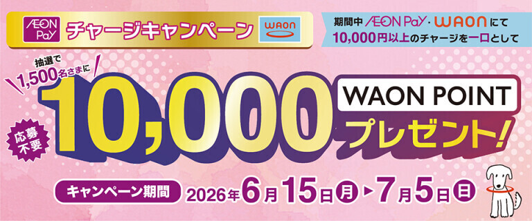 WAON/AEON Payチャージキャンペーン